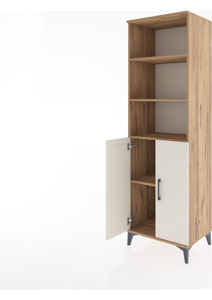 Hyperion Dolap 4 Raflı 2 Kapaklı 60X44X195 Çam-Aytaşı fırsatları