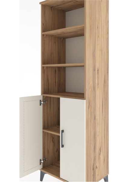 Hyperion Dolap 4 Raflı 2 Kapaklı 60X44X195 Çam-Aytaşı indirimleri