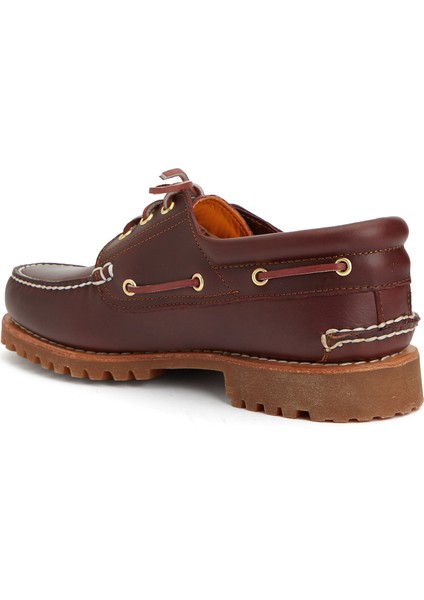 Authentic Bordo Erkek Deri Ayakkabı modelleri
