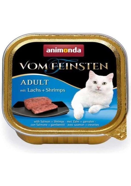 Somon ve Karidesli Yetişkin Konserve Kedi Maması 100 gr