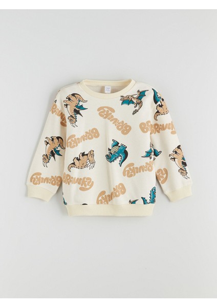 Yeni Sezon Baskılı Erkek Çocuk Sweatshirt modelleri