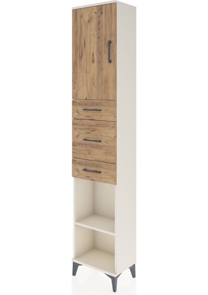 Arges Dolap 3 Raflı 3 Çekmeceli Tek Kapaklı 44X30X221 Aytaşı-Çam modelleri