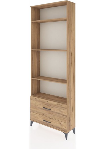 Arges Dolap 4 Raflı 2 Çekmeceli 88X30X243 Çam-Çam modelleri