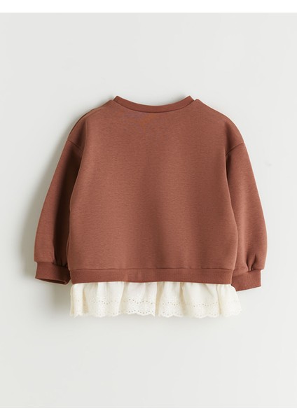 Yeni Sezon Bisiklet Yaka Kız Bebek Sweatshirt fiyatları