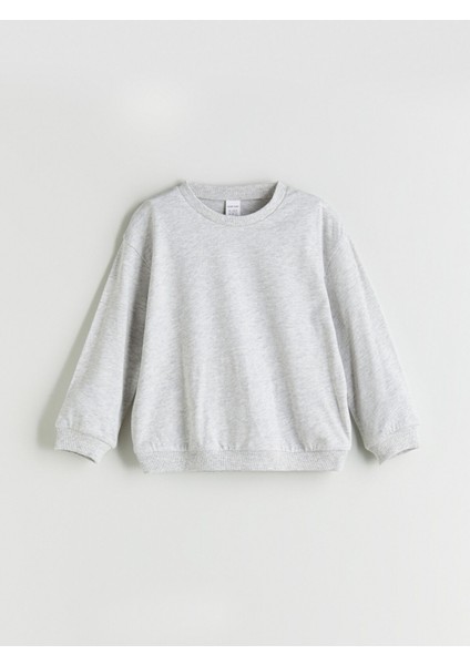 Yeni Sezon Bisiklet Yaka Erkek Bebek Sweatshirt