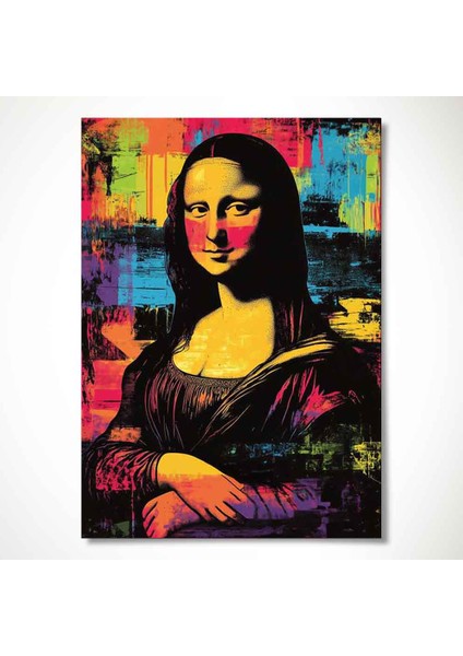 ”mona Lisa 4 - Renkli Modern Sanat Duvar Dekoru” fiyatları