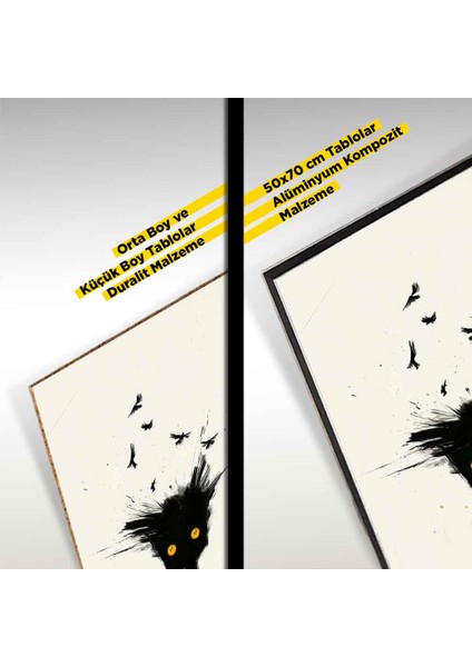 “uçtu Kafa - Modern Minimal Sanat Tablo” modelleri