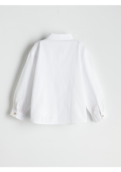 Yeni Sezon Basic Uzun Kollu Erkek Çocuk Gömlek fiyatları