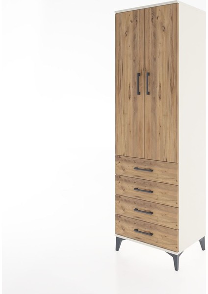 Hyperion Dolap 4 Raflı 4 Çekmeceli 2 Kapaklı 60X44X195 Aytaşı-Çam modelleri
