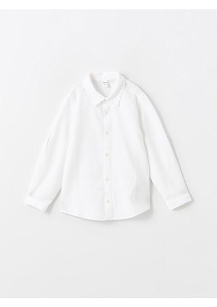 Yeni Sezon Uzun Kollu Basic Erkek Çocuk Gömlek
