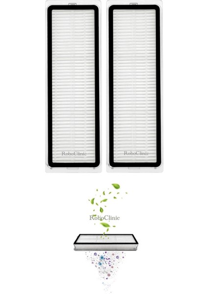 Xiaomi Robot Vacuum S10+ / S10 Plus Robot Süpürge Uyumlu Yedek Hepa Filtre 2 Parça