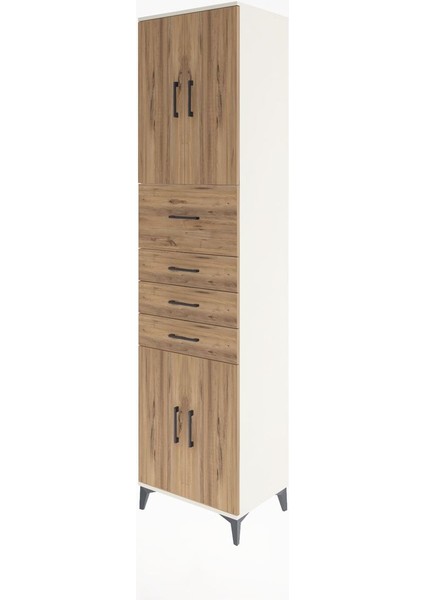 Hyperion Dolap 3 Raflı 4 Çekmeceli 4 Kapaklı 60X44X243 Aytaşı-Çam modelleri