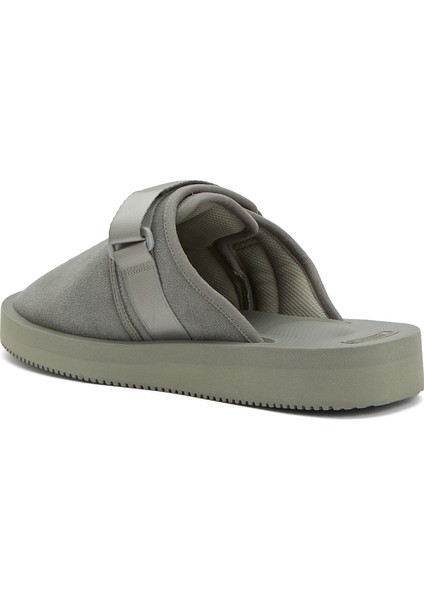 Zavo-Vs Gri Erkek Deri Terlik modelleri