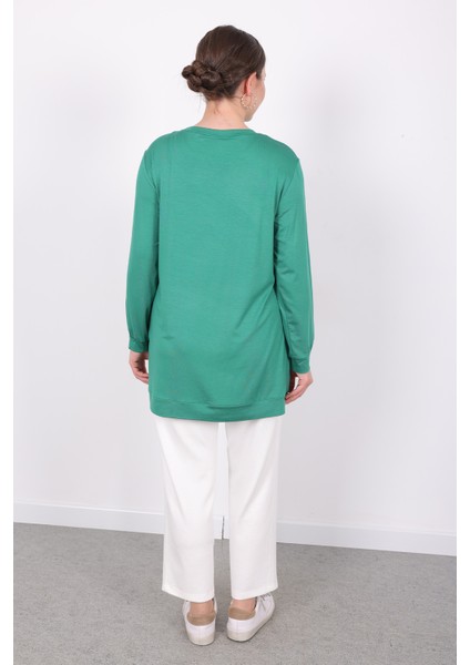 Yazlık Günlük Ince Penye Kumaş Kadın Tunik modelleri