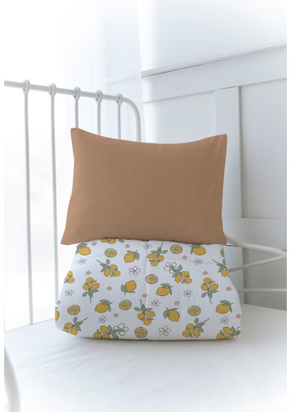 Organik Baskılı Bebek (100X150 Cm) Yorgan Seti - Iconic Serisi - Lemon modelleri