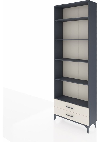 Arges Dolap 5 Raflı 2 Çekmeceli 88X30X243 Antrasit-Aytaşı modelleri