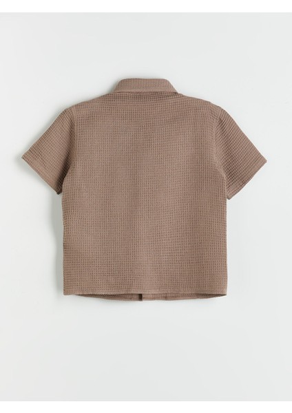 Yeni Sezon Basic Cep Detaylı Erkek Çocuk Gömlek fiyatları