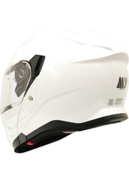 Gp My Helmet MKS002-PW Güneş Vizörlü Şeffaf Çene Açılır Motosiklet Kaskı Xxl indirimleri