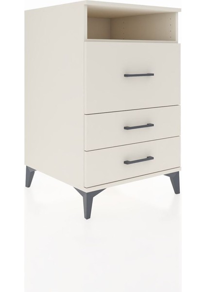 Kronos Komodin Tek Raflı 3 Çekmeceli 60X59X96 Aytaşı-Aytaşı fiyatları