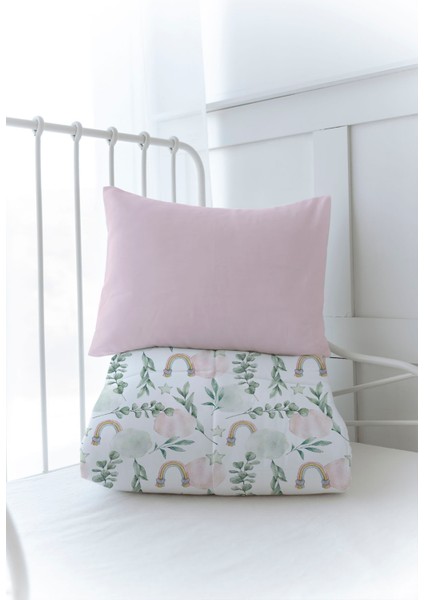 Organik Baskılı Bebek (100X150 Cm) Yorgan Seti - Iconic Serisi - Pamuk Şeker Bulutlar modelleri