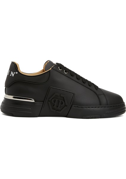 Siyah Erkek Deri Sneaker