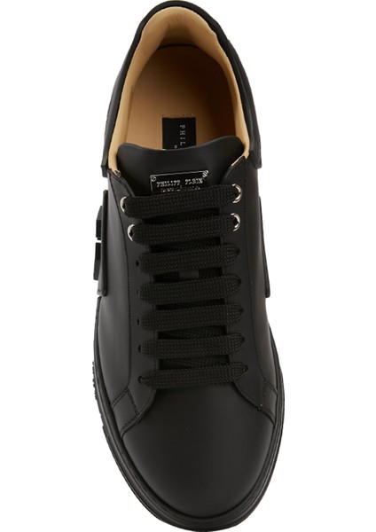Siyah Erkek Deri Sneaker fırsatları