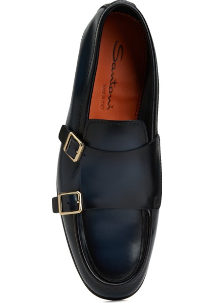 Lacivert Erkek Deri Loafer fırsatları