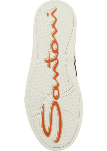 Kırmızı Beyaz Erkek Deri Sneaker indirimleri