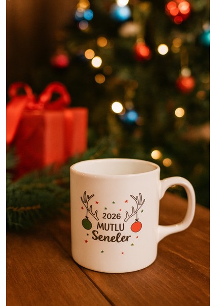 Yılbaşı Temalı Kişiye Özel Resim Baskılı Kupa Bardak, Yeni Yıl Hediyelik Kupa Fincan fırsatları