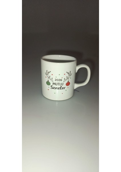 Yılbaşı Temalı Kişiye Özel Resim Baskılı Kupa Bardak, Yeni Yıl Hediyelik Kupa Fincan