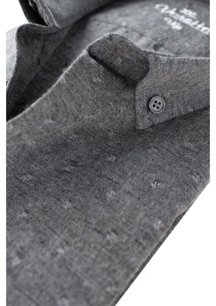 Büyük Beden Erkek Gri Kışlık Yünlü Oduncu Gömlek – Cepli Geniş Kesim Flanel Model fırsatları