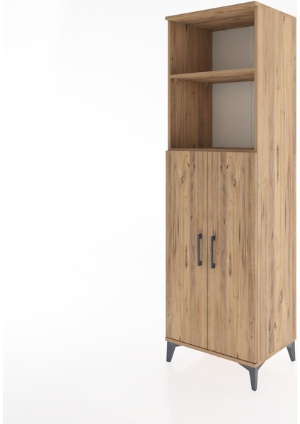 Hyperion Dolap 4 Raflı 2 Kapaklı 60X44X195 Çam-Çam modelleri