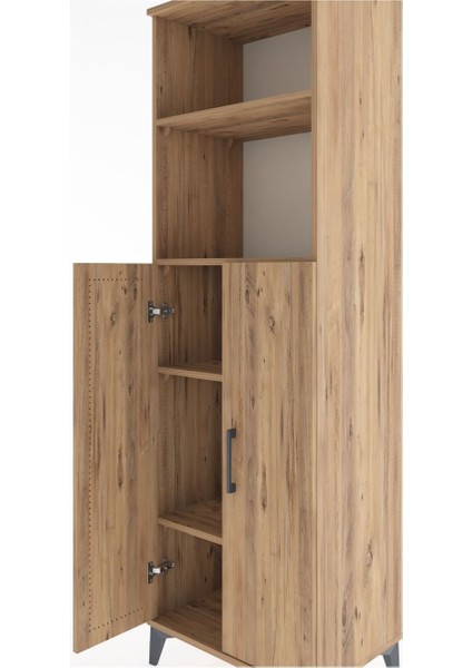 Hyperion Dolap 4 Raflı 2 Kapaklı 60X44X195 Çam-Çam indirimleri