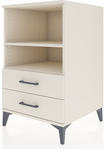 Kronos Komodin 2 Raflı 2 Çekmeceli 60X59X96 Aytaşı-Aytaşı modelleri