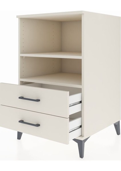 Kronos Komodin 2 Raflı 2 Çekmeceli 60X59X96 Aytaşı-Aytaşı fırsatları