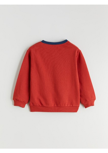 Yeni Sezon Bisiklet Yaka Erkek Çocuk Sweatshirt modelleri