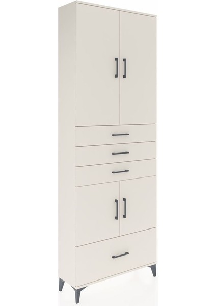 Arges Dolap 5 Raflı 4 Çekmeceli 4 Kapaklı 88X30X243 Aytaşı-Aytaşı fiyatları