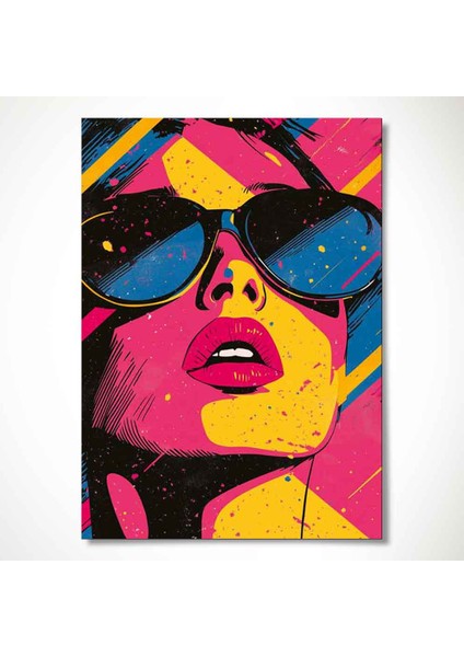 “neon Kadın - Renkli Modern Duvar Dekoru” fiyatları