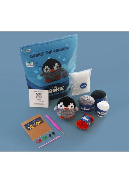 Amigurumi Penguen Tığ Kiti,amigurumi Örgü Seti fiyatları