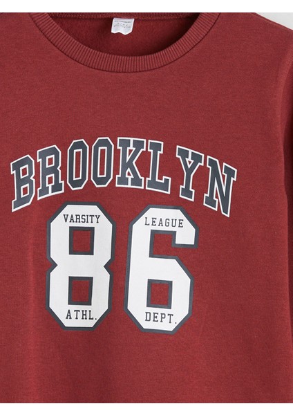 Yeni Sezon Yazı Baskılı Erkek Çocuk Sweatshirt modelleri
