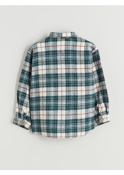 Yeni Sezon Ekose Erkek Çocuk Oduncu Gömlek modelleri