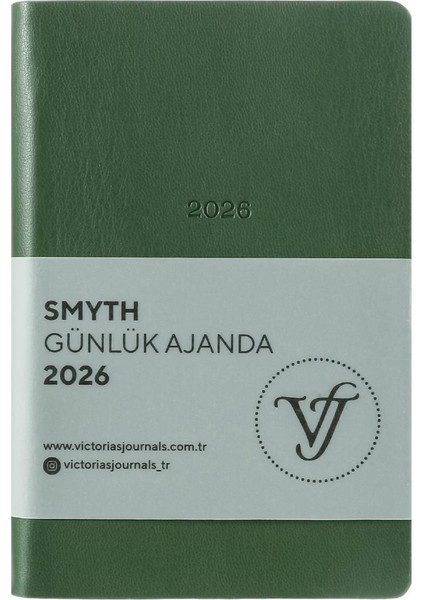 Smyth 2026 Günlük Ajanda A6 (9x14cm) Esnek Kapak Ivory 80 gr.