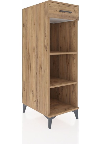 Kronos Dolap 2 Raflı Tek Çekmeceli 44X59X134 Çam-Çam fiyatları