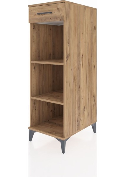 Kronos Dolap 2 Raflı Tek Çekmeceli 44X59X134 Çam-Çam modelleri