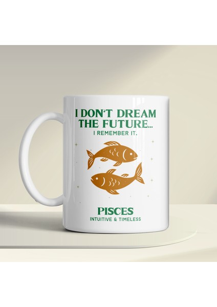 Balık Burcu Kahve Kupası – Hayalperest Ruhlara Özel Astroloji Temalı Hediye