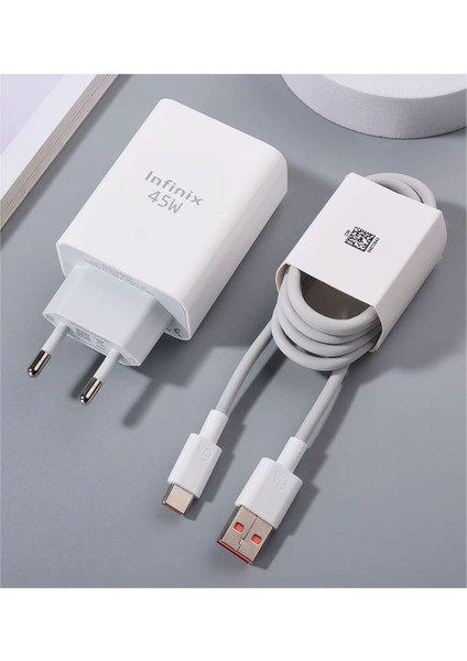 Orijinal 45 Watt Infinix Şarj Aleti Type C Girişli Tüm Cihazlarla 45 Watt fiyatları