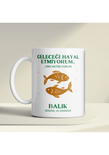 Balık Burcu Kahve Kupası – Hayalperest Ruhlara Özel Astroloji Temalı Hediye