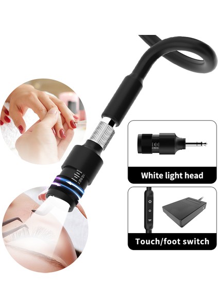 Akıllı Uv LED Kirpik Kür Lambası – Dokunmatik Ekran & Ayak Pedalı