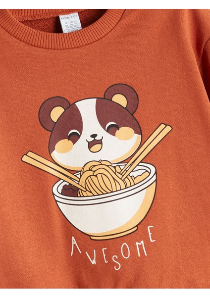 Yeni Sezon Bisiklet Yaka Baskılı Erkek Çocuk Sweatshirt fiyatları