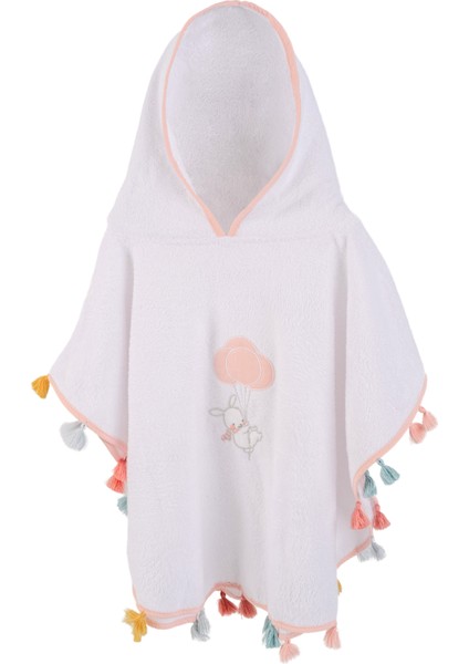 Ruby Rabbit Bambu Unisex Bebek ve Çocuk Panço Havlu